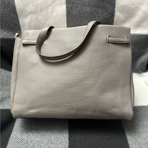 Kate Spade Project Gray Leather Tote Bag - Picture 7 of 13
